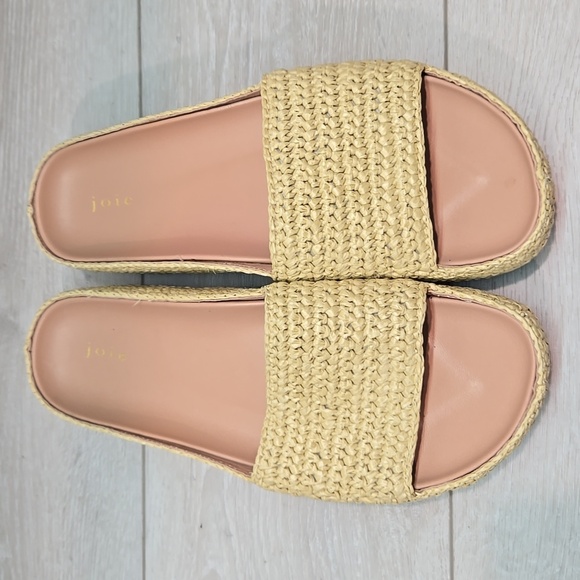 Joie Women Boho Hobo Espadrille Platform Woven Design Sandals Shoes Sz 9.5M - Picture 3 of 12